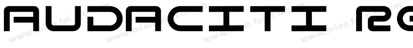 Audaciti Regular字体转换